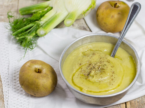 Crema di finocchi e mele