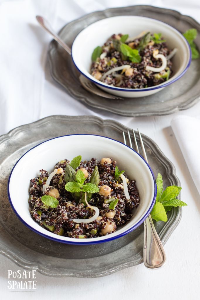 Quinoa nera con asparagi_Posate Spaiate