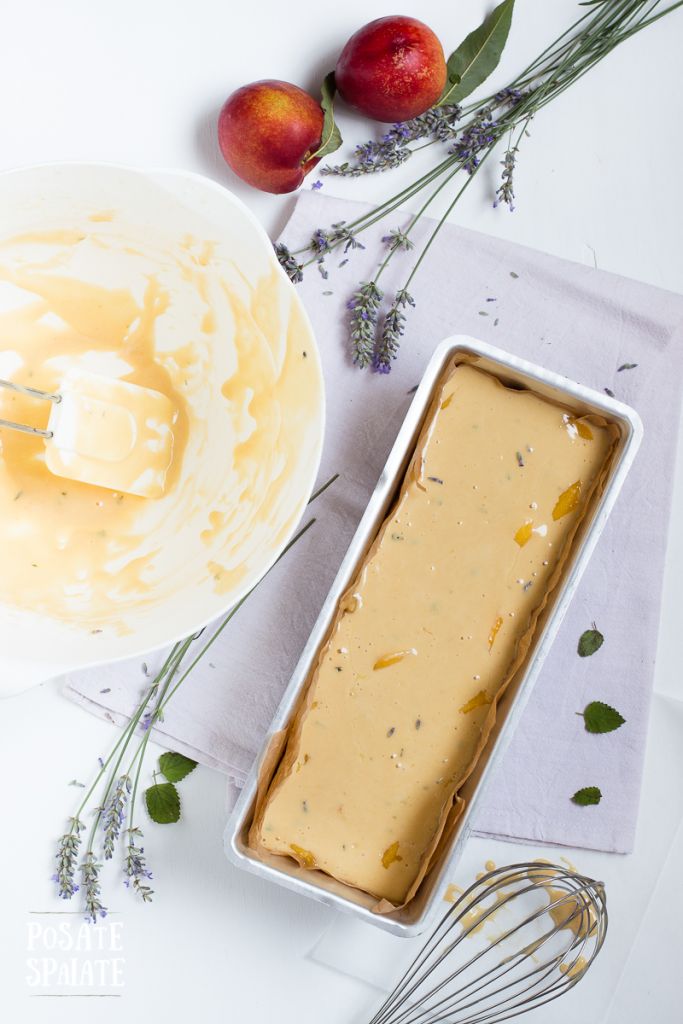 Plumcake con pesche e lavanda_Posate Spaiate