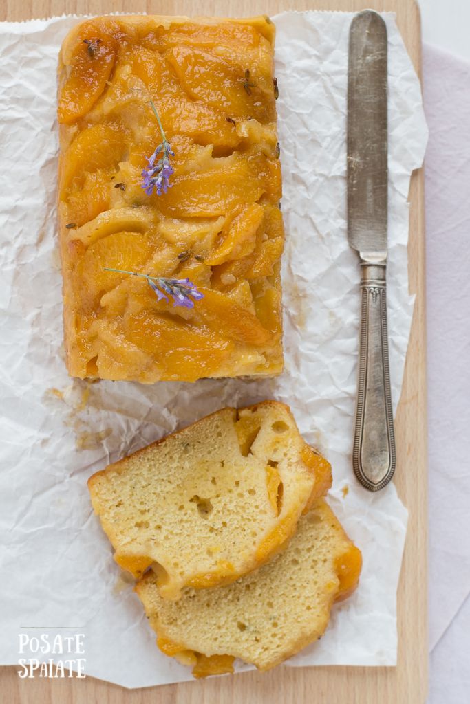 Plumcake con pesche e lavanda_Posate Spaiate