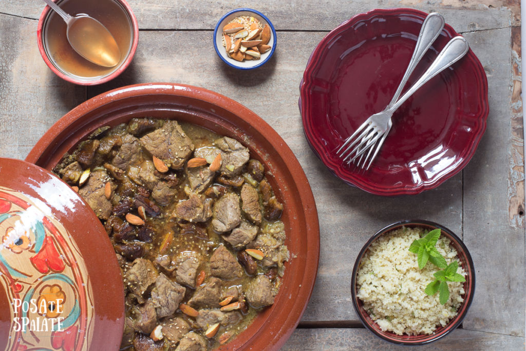 Tajine di vitello con fichi secchi_Posate Spaiate