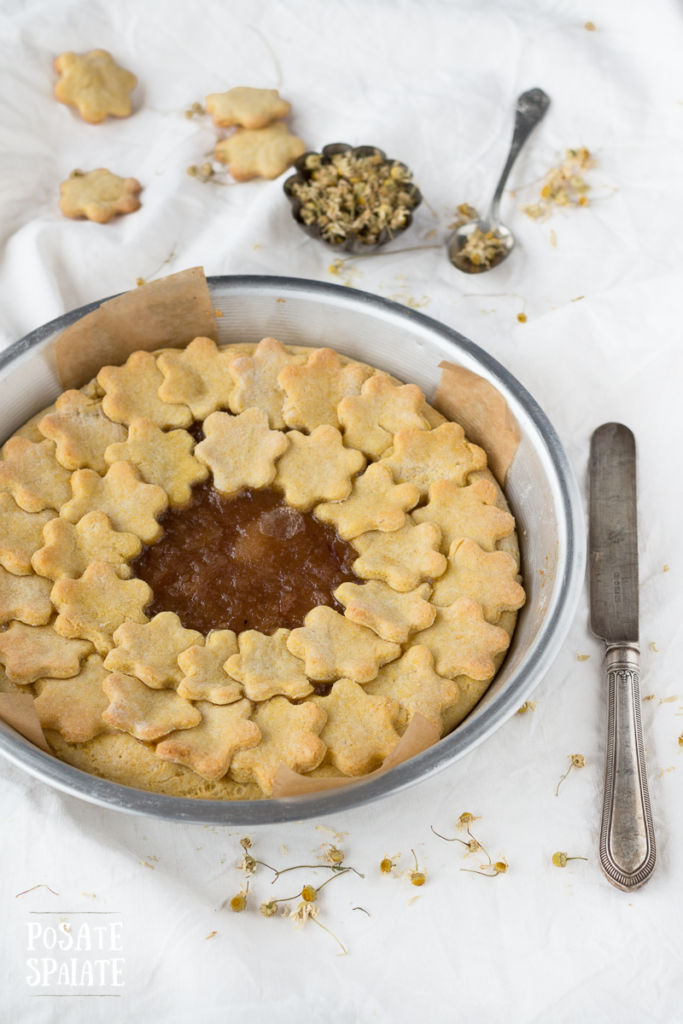 Crostata senza burro mais e camomilla_Posate Spaiate