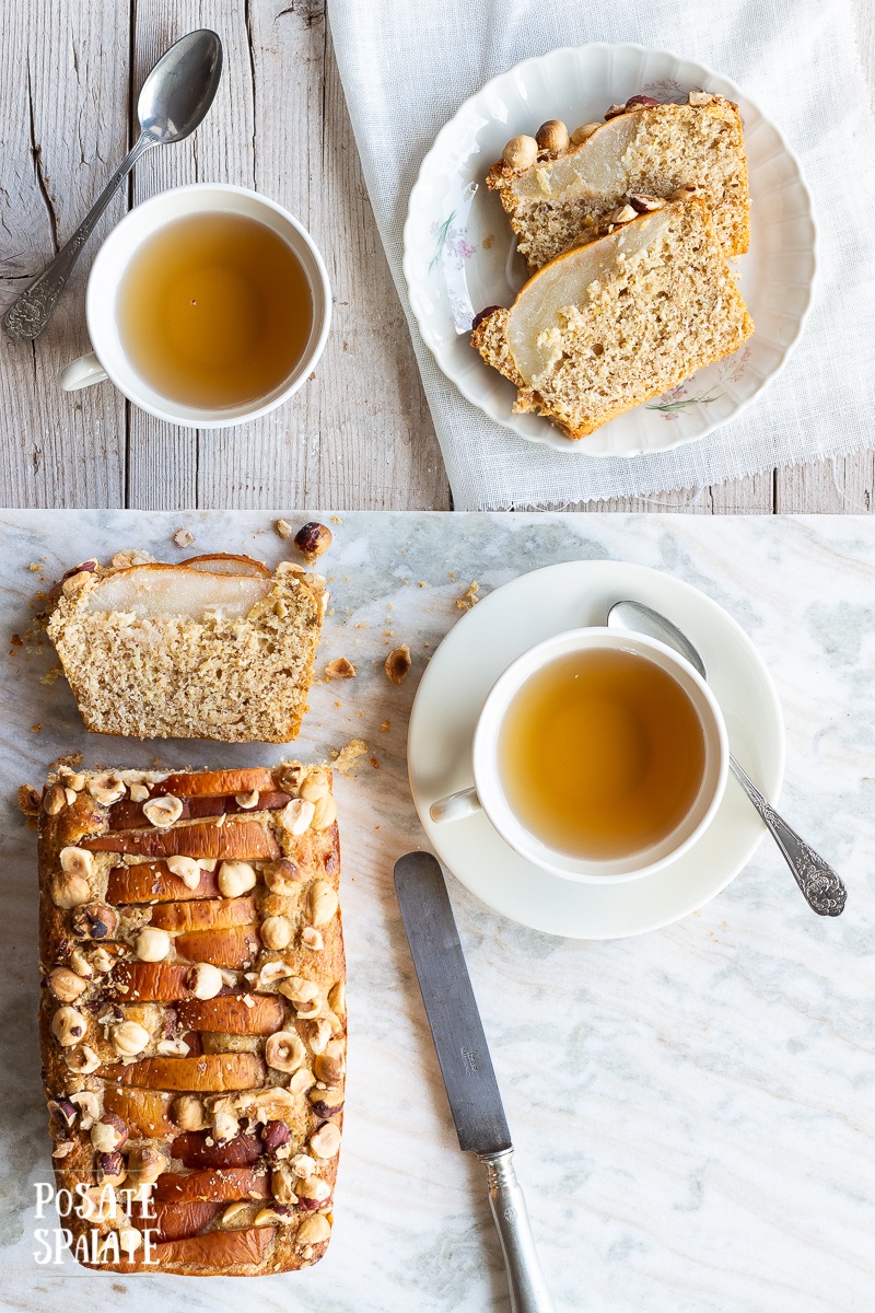 Plumcake pere e nocciole_Posate Spaiate