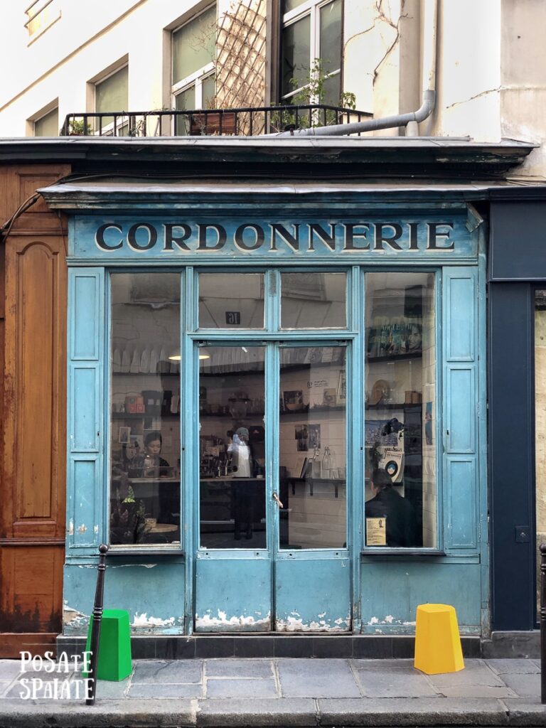 Boot cafè Cordonnerie Paris_Posate Spaiate