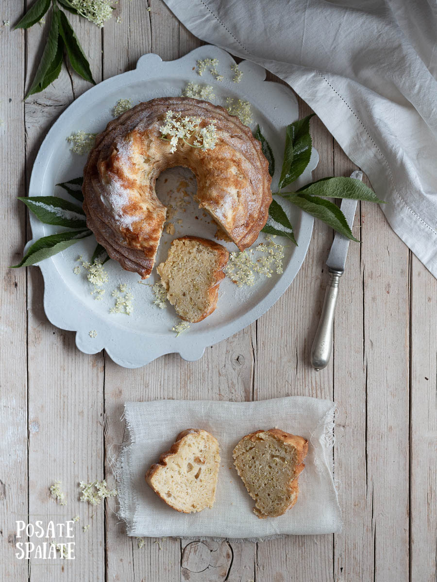 Torta con sambuco e ricotta