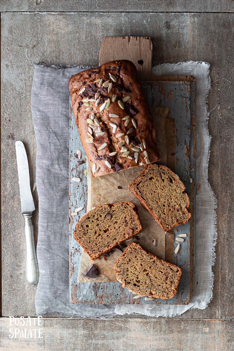 Cake di cachi integrale _Posate Spaiate